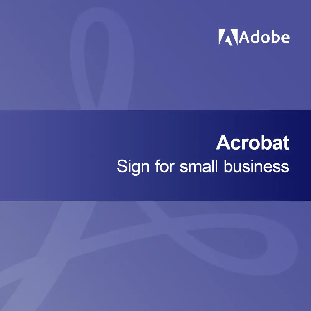 Acrobat Sign pentru afaceri mici
