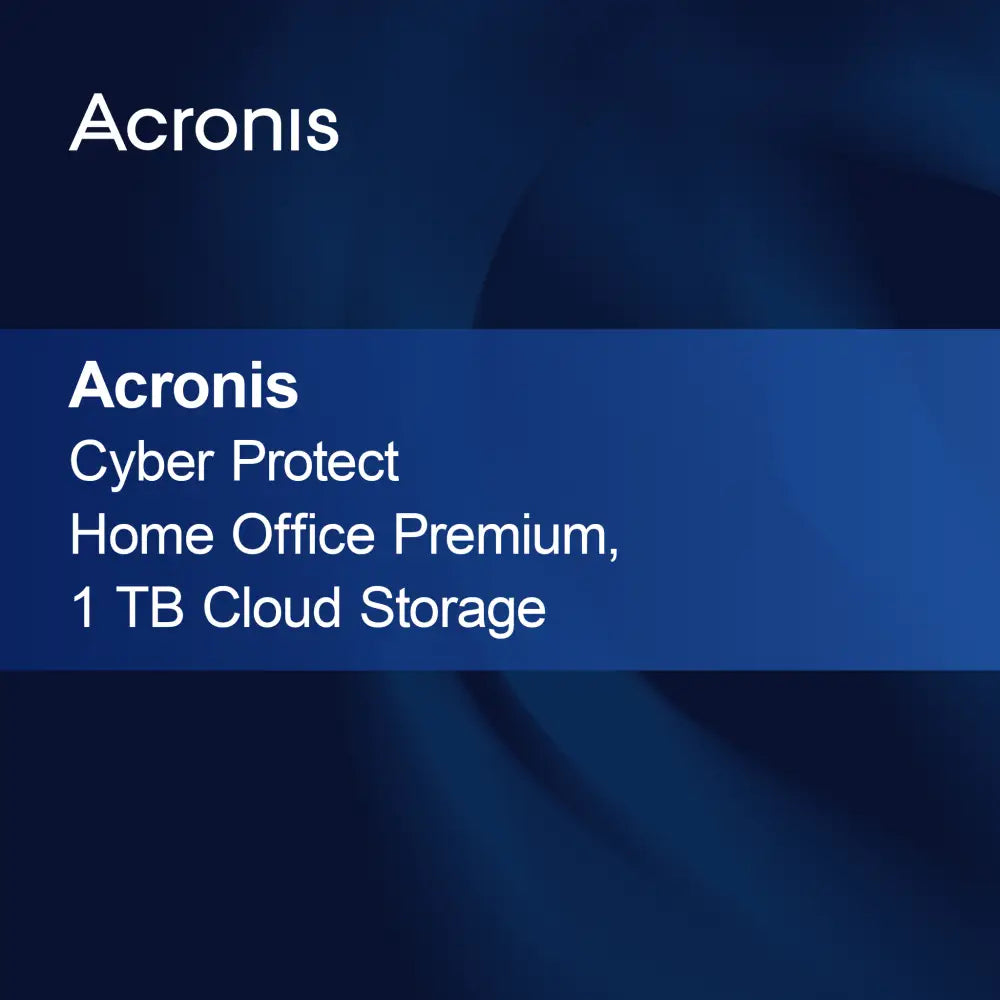 Acronis Cyber Protect Home Office Premium, stocare în cloud 1 TB
