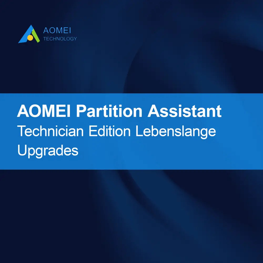 AOMEI Partition Assistant Technician Edition Actualizări pe viață