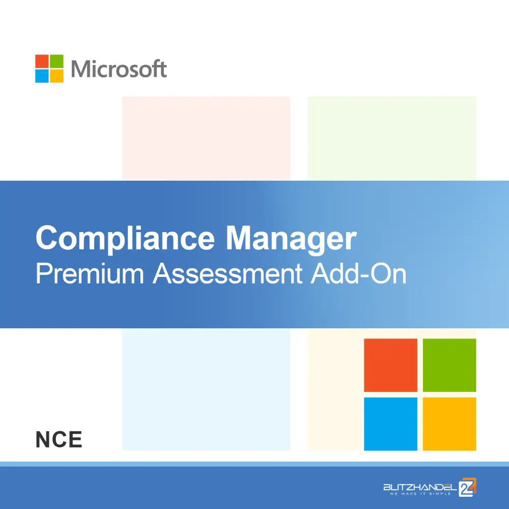 Supliment de evaluare premium Compliance Manager (NCE)