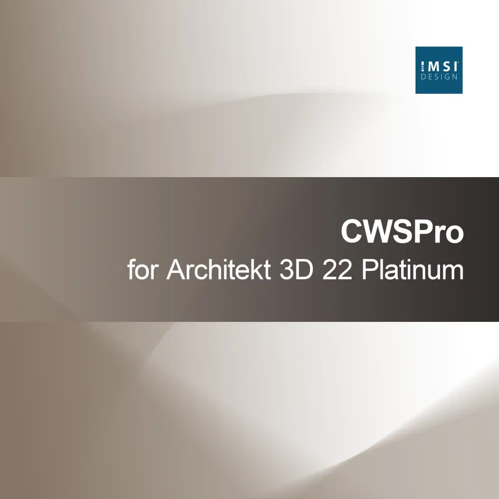 CWSPro pentru Architekt 3D 22 Platinum