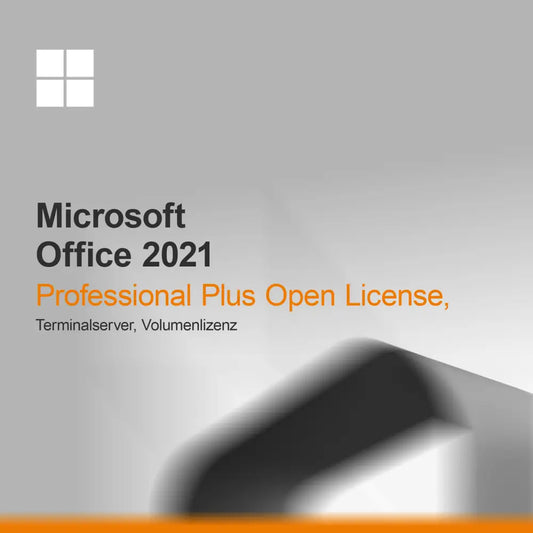 Microsoft Office 2021 Professional Plus Licență Deschisă, Server Terminal, Licență în Volum