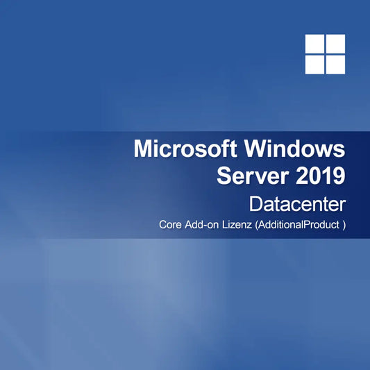 Microsoft Windows Server 2019 Datacenter - Licență suplimentară Core Add-on (AdditionalProduct)