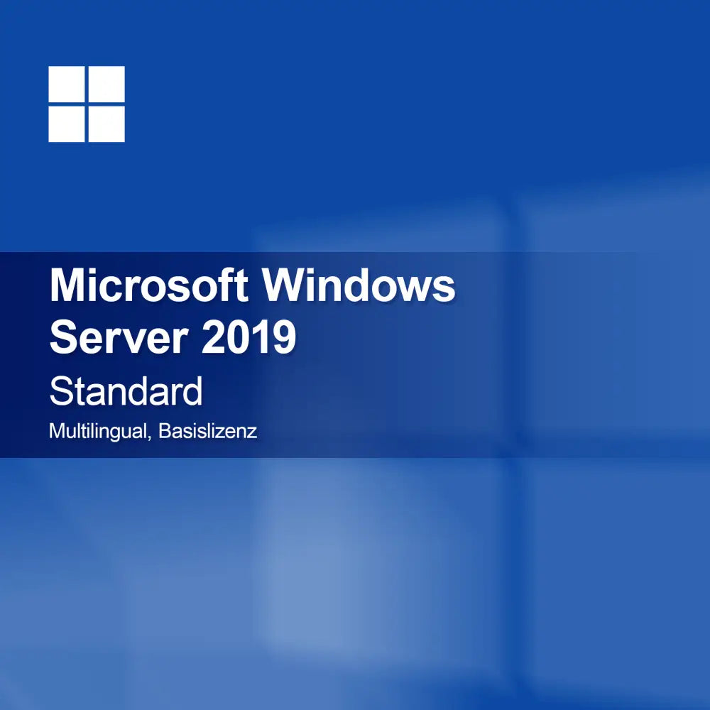 Microsoft Windows Server 2019 Standard, Multilingv, Licență de bază