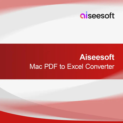 Aiseesoft Mac Convertor PDF în Excel
