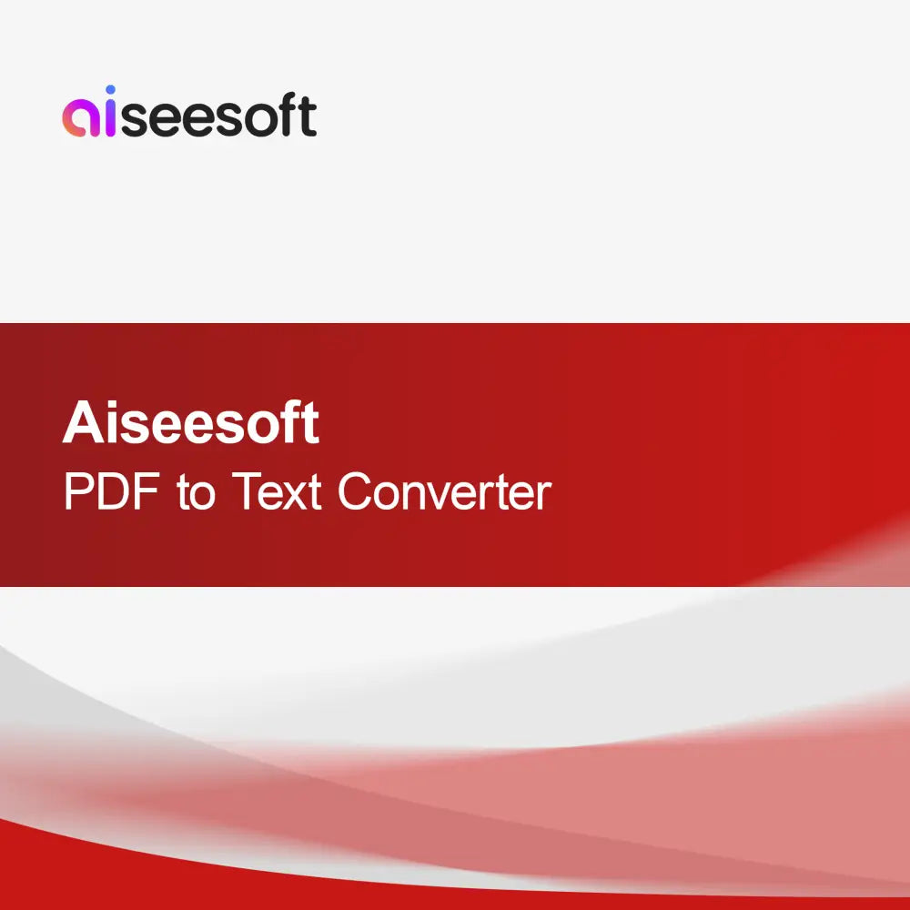 Aiseesoft PDF la Convertor Text