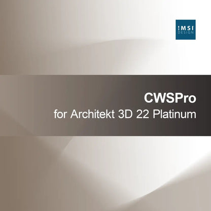 CWSPro pentru Architekt 3D 22 Platinum