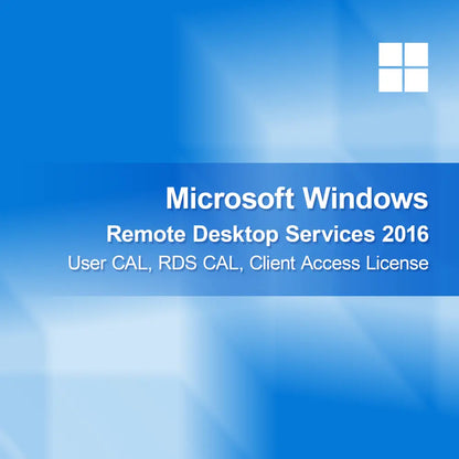 Licență de acces client Microsoft Windows Remote Desktop Services 2016 User CAL, RDS CAL
