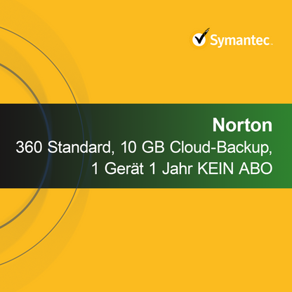 Norton 360 Standard, Backup Cloud de 10 GB, 1 dispozitiv 1 an FĂRĂ ABONAMENT