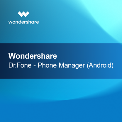 Wondershare Dr.Fone - Manager Telefon (Android)