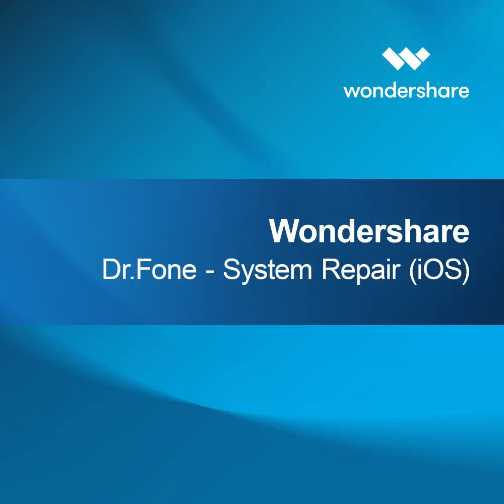 Wondershare Dr.Fone - Reparare Sistem (iOS)